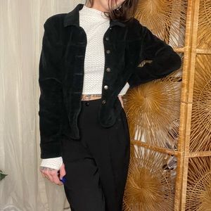 Vintage Black STO Corduroy Jacket